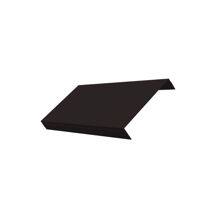 Ламель обратная 150 забора жалюзи Texas 0,45 PE-Double RAL 9005 черный