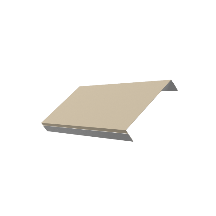 Ламель обратная 150 забора жалюзи Texas 0,45 PE RAL 1015 светлая слоновая кость