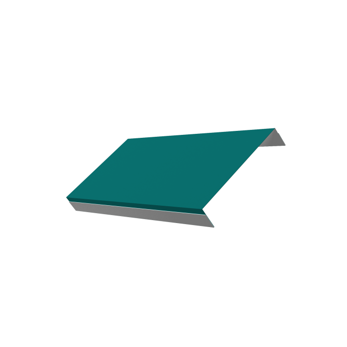 Ламель обратная 150 забора жалюзи Texas 0,45 PE RAL 5021 водная синь