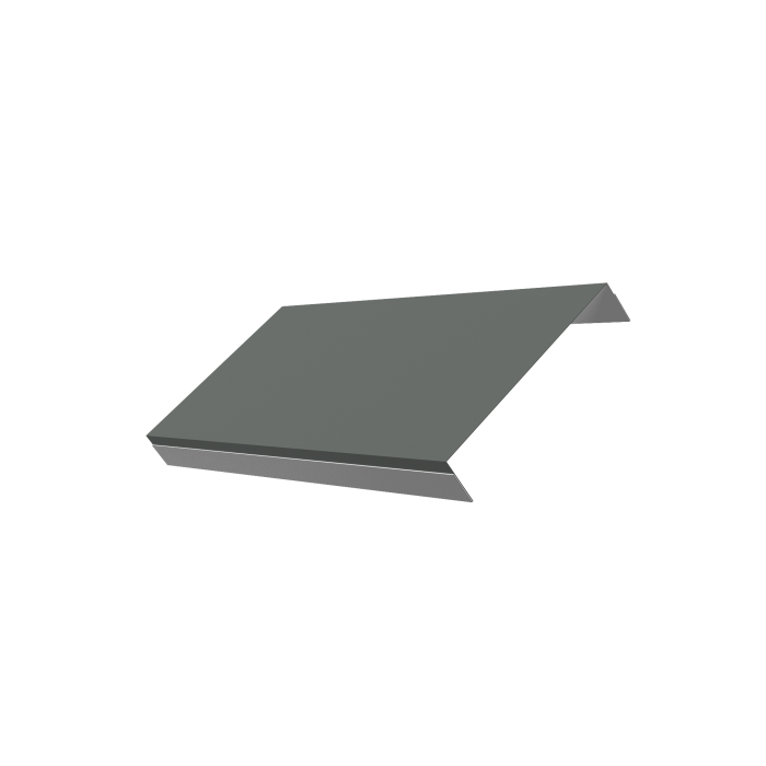 Ламель обратная 150 забора жалюзи Texas 0,45 PE RAL 7005 мышино-серый