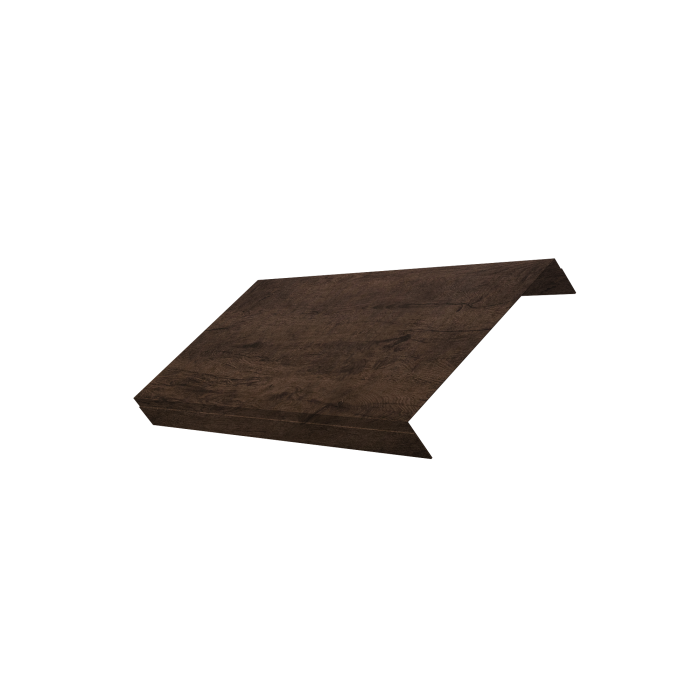 Ламель обратная 150 забора жалюзи Texas 0,45 Print-Double Elite Antique Wood