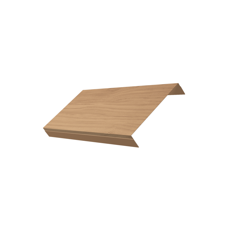 Ламель обратная 150 забора жалюзи Texas 0,45 Print Elite Honey Wood TwinColor