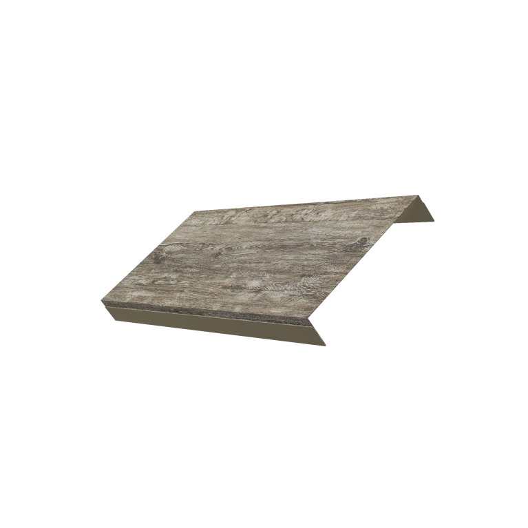 Ламель обратная 150 забора жалюзи Texas 0,45 Print Elite Nordic Wood TwinColor