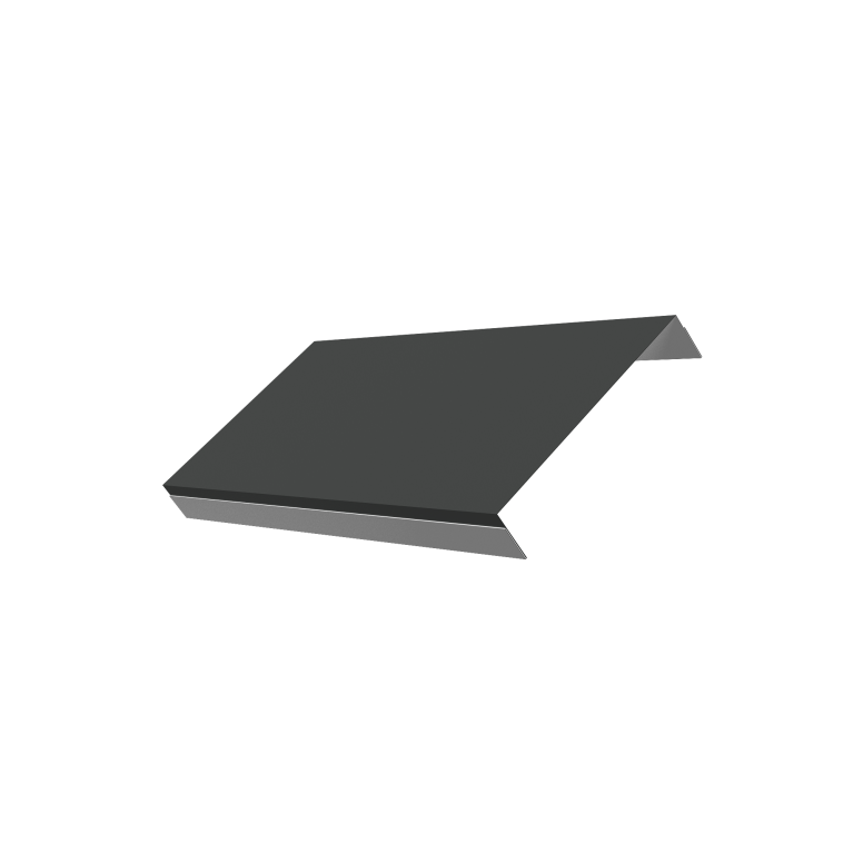 Ламель обратная 150 забора жалюзи Texas 0,5 Rooftop Бархат RAL 7016 антрацитово-серый