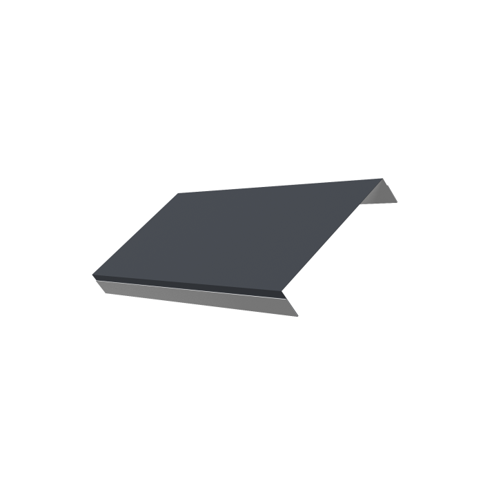 Ламель обратная 150 забора жалюзи Texas 0,5 Satin RAL 7024 мокрый асфальт