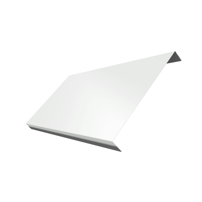 Ламель обратная 200 забора жалюзи Texas 0,45 Drap TX RAL 9003 сигнальный белый