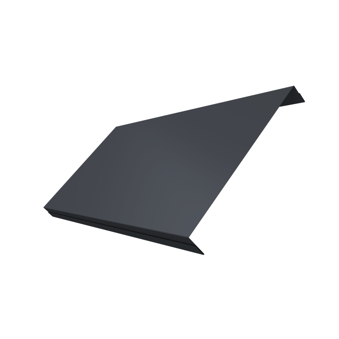 Ламель обратная 200 забора жалюзи Texas 0,45 PE-Double RAL 7024 мокрый асфальт