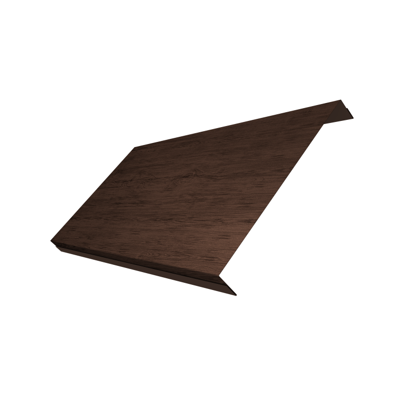 Ламель обратная 200 забора жалюзи Texas 0,45 Print Premium Antique Wood TwinColor