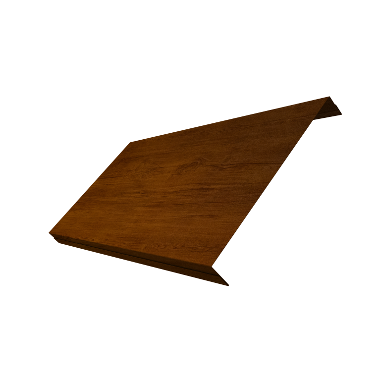 Ламель обратная 200 забора жалюзи Texas 0,45 Print Premium Golden Wood Intense FTC