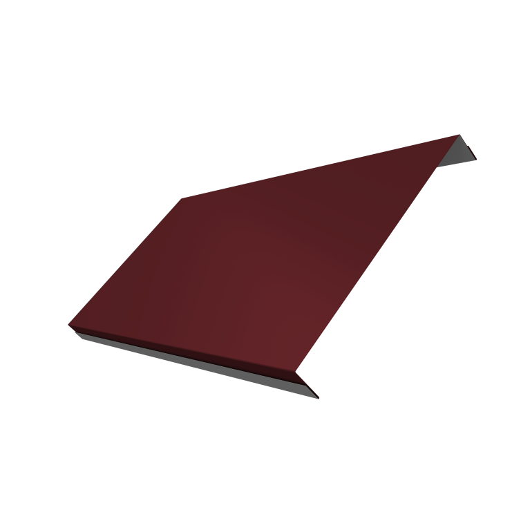 Ламель обратная 200 забора жалюзи Texas 0,5 Satin Matt RAL 3005 красное вино