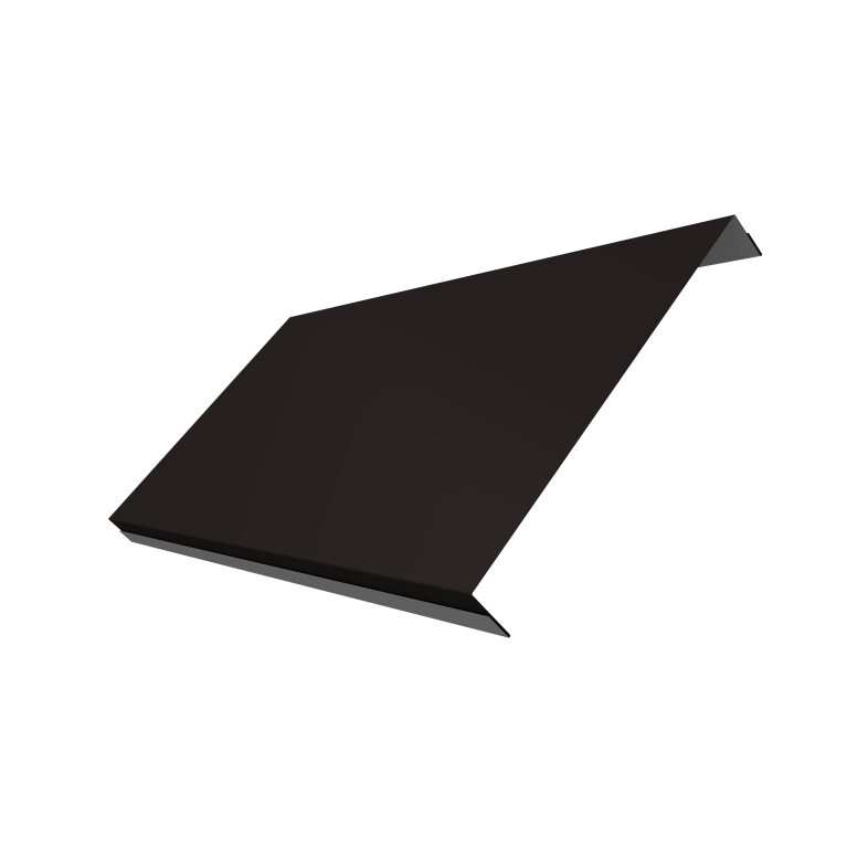 Ламель обратная 200 забора жалюзи Texas 0,5 Satin RAL 9005 черный