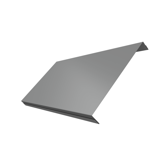 Ламель обратная 200 забора жалюзи Texas 0,5 Satin RAL 9006 бело-алюминиевый