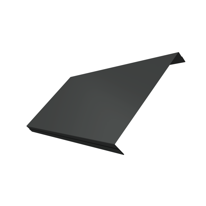 Ламель обратная 200 забора жалюзи Texas 0,5 Velur X RAL 7016 антрацитово-серый