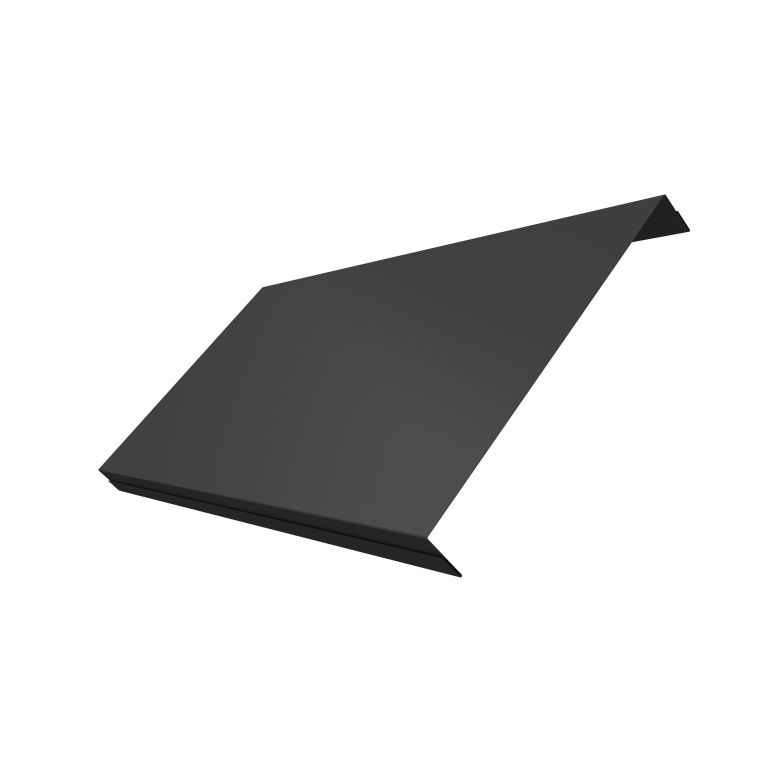 Ламель обратная 200 забора жалюзи Texas 0,5 Velur X RAL 7016 антрацитово-серый