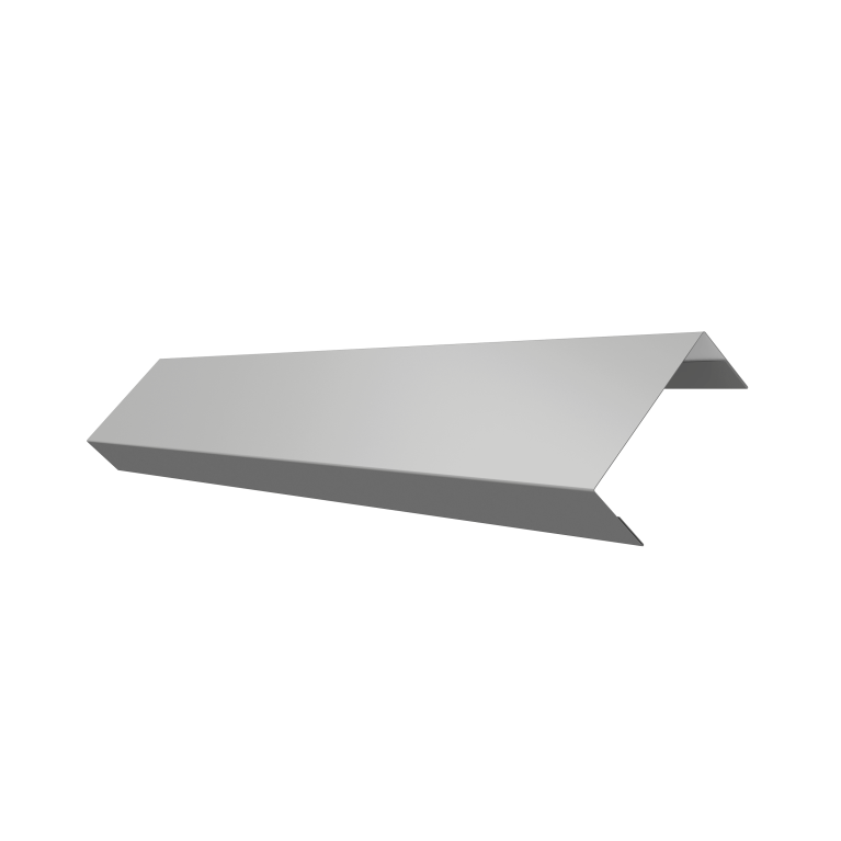 Ламель обратная 50 забора жалюзи Texas 0,45 Drap TX RAL 7047 телегрей 4