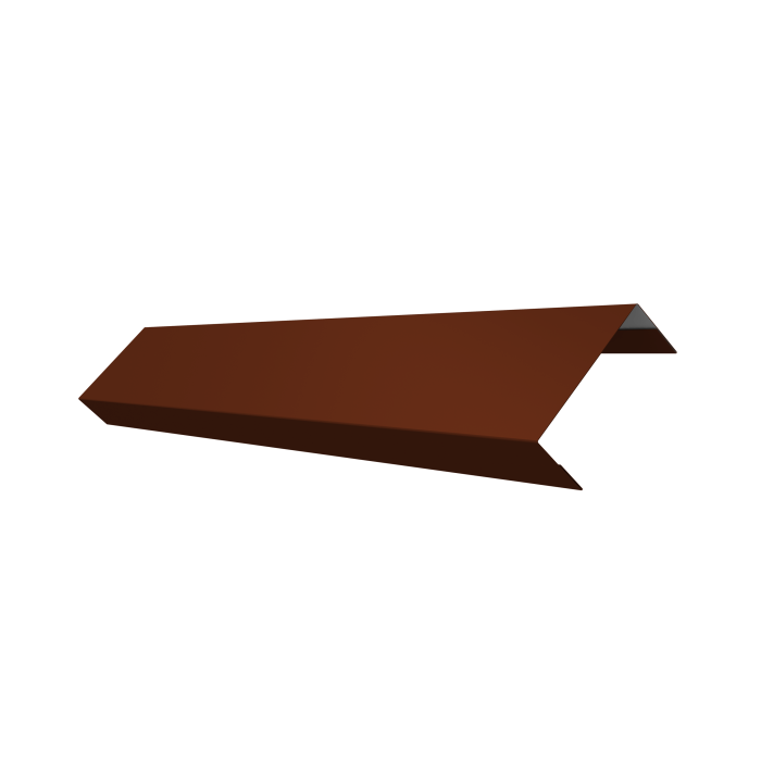 Ламель обратная 50 забора жалюзи Texas 0,45 PE RAL 3009 оксидно-красный