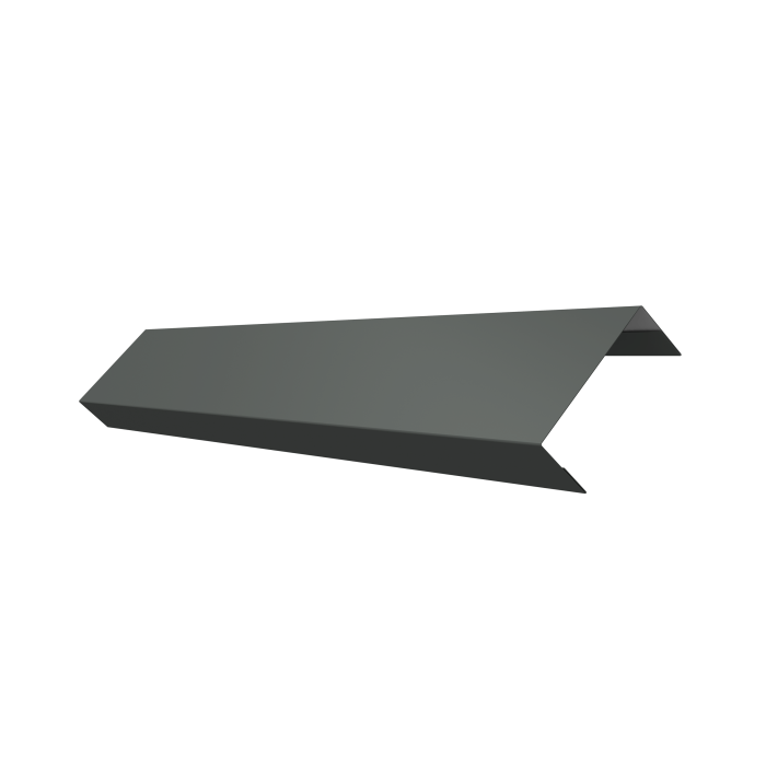 Ламель обратная 50 забора жалюзи Texas 0,45 PE RAL 7005 мышино-серый