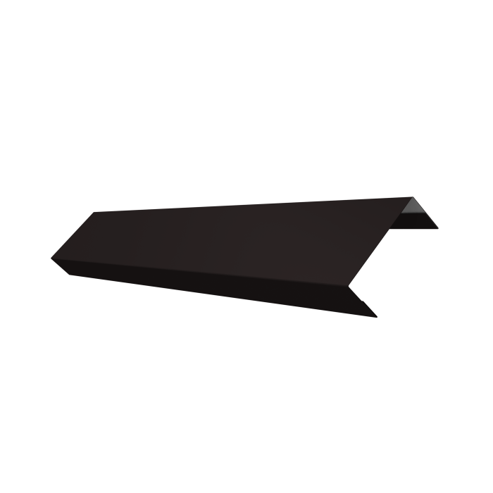 Ламель обратная 50 забора жалюзи Texas 0,45 PE RAL 9005 черный