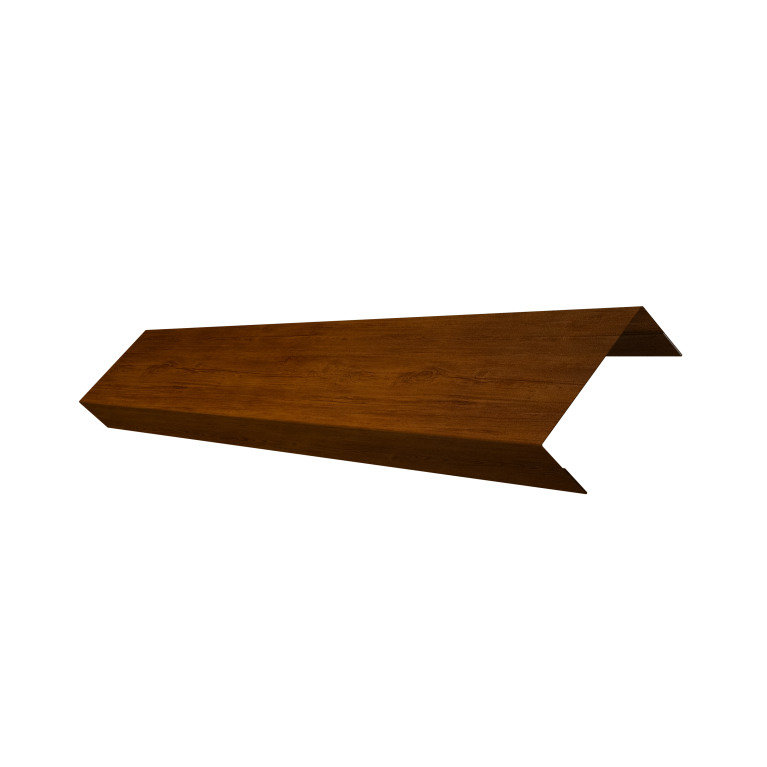 Ламель обратная 50 забора жалюзи Texas 0,45 Print-double Premium Golden Wood Intense F