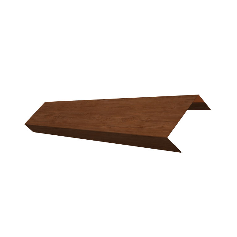 Ламель обратная 50 забора жалюзи Texas 0,45 Print Elite Rowan TwinColor