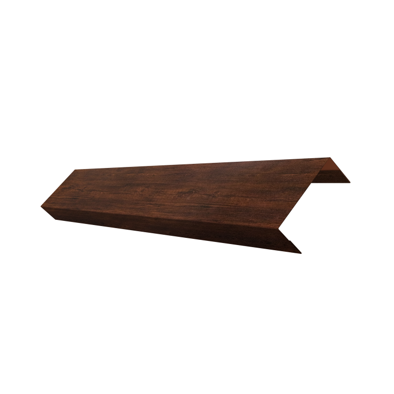 Ламель обратная 50 забора жалюзи Texas 0,45 Print Premium Cherry Wood Dark FTC