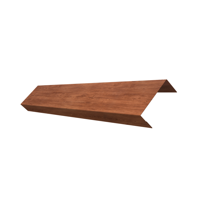 Ламель обратная 50 забора жалюзи Texas 0,45 Print Premium Rowan Wood Intense FTC