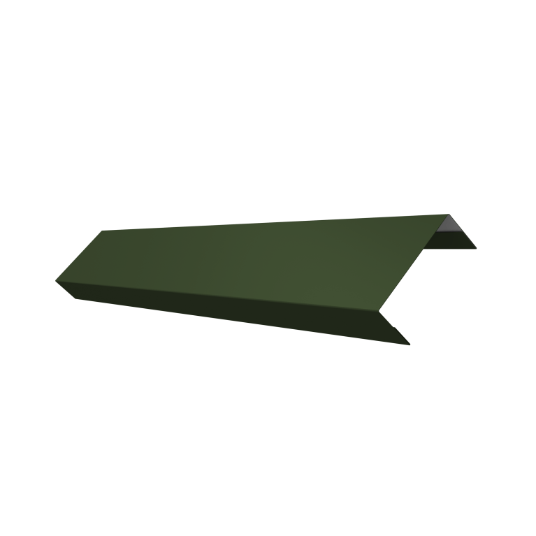 Ламель обратная 50 забора жалюзи Texas 0,5 Satin Matt TX RAL 6020 хромовая зелень