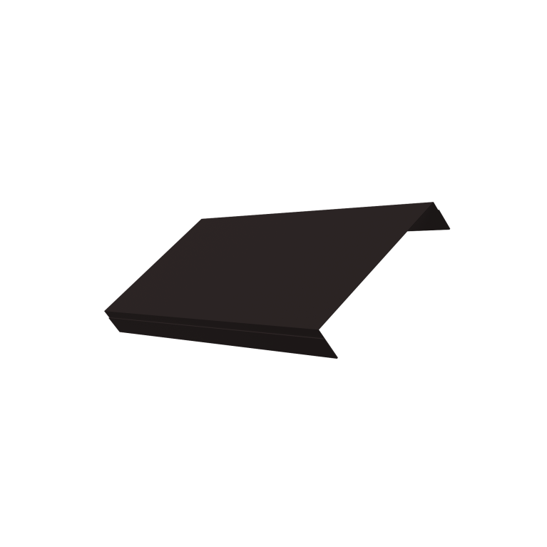 Ламель обратная стартовая/финишная забора жалюзи Texas 50мм для калиток и ворот (с заполнением ламелями 150) 0,5 Velur X RAL 9005 черный