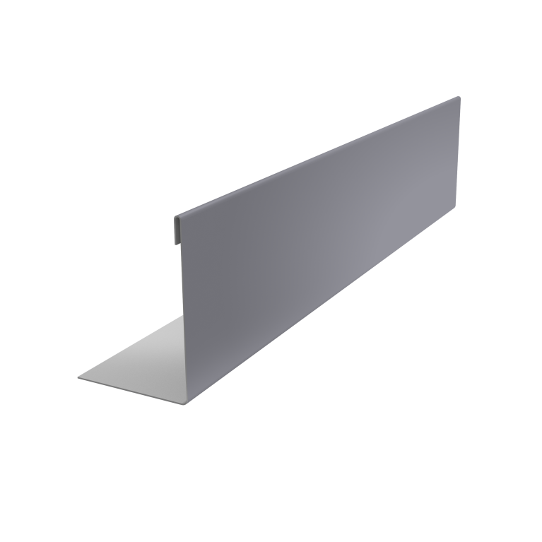 Нащельник 125 Texas 25х35 0,45 PE RAL 7004 сигнальный серый (L1,5)