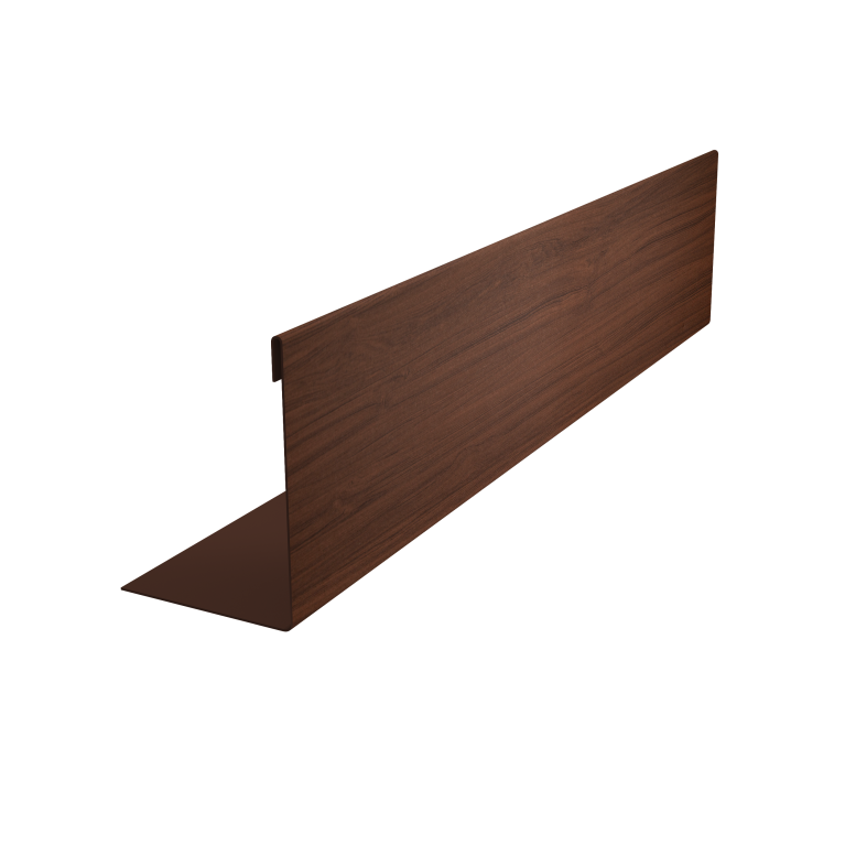 Нащельник 125 Texas 25х35 0,45 Print Elite Choco Wood TwinColor (L1,8)