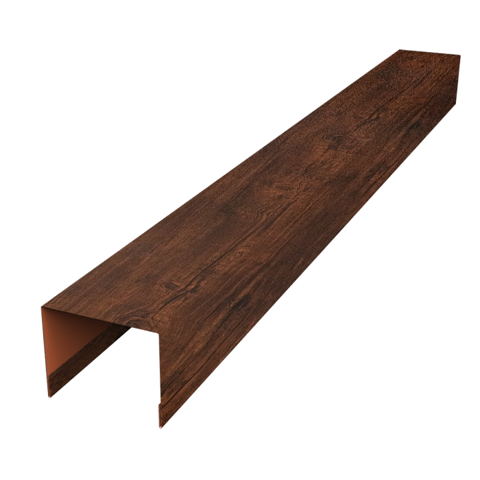 Нащельник 125 Texas 25х35 0,45 Print Premium Cherry Wood Dark FTC (L1,5)