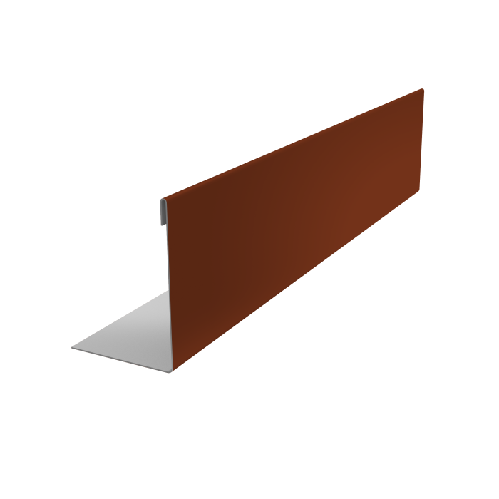 Нащельник 125 Texas 25х35 0,5 Satin RAL 3009 оксидно-красный (L1,5)