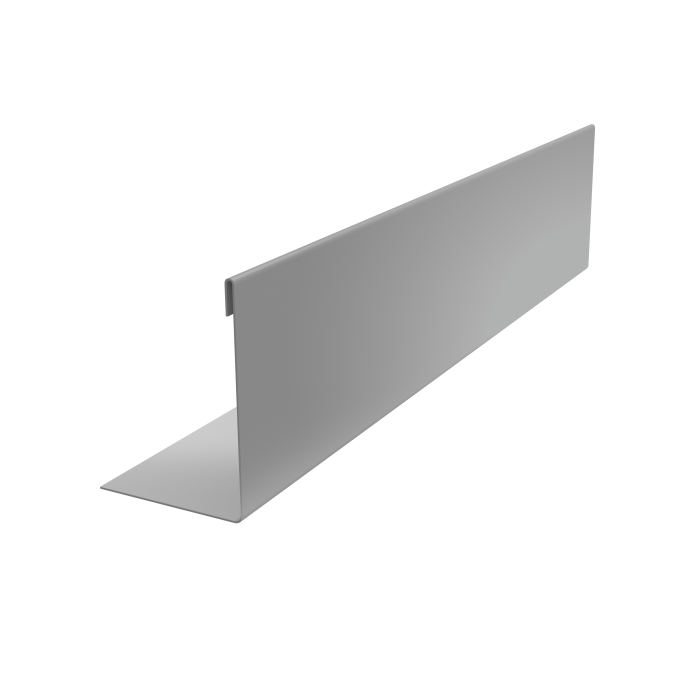 Нащельник 125 Texas 25х35 0,5 Satin RAL 9006 бело-алюминиевый (L1,5)