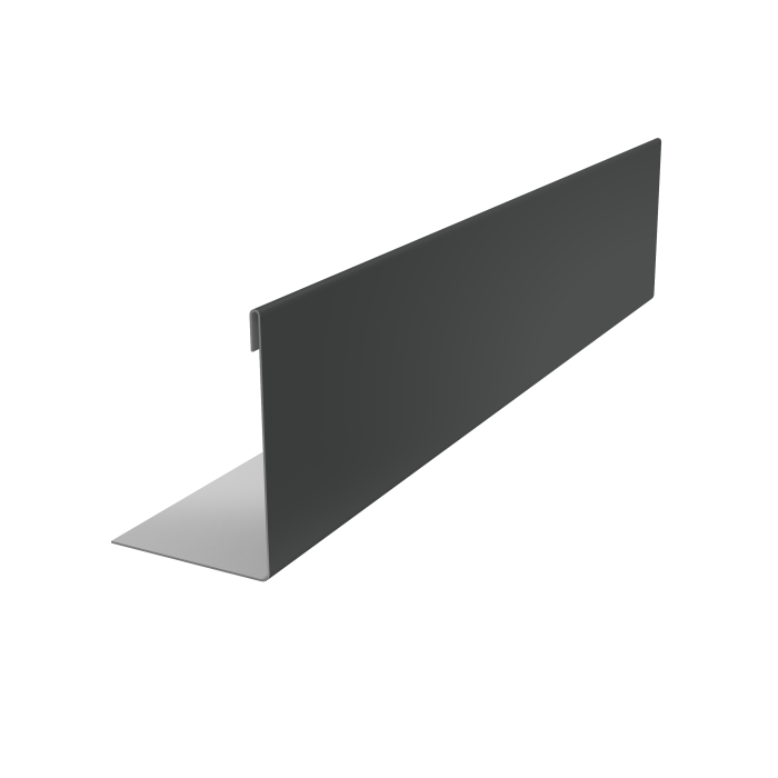 Нащельник 150 Texas 25х35 0,5 GreenCoat Pural BT, matt  RR2H3 (RAL 7016 антрацитово-серый) (L1,5)