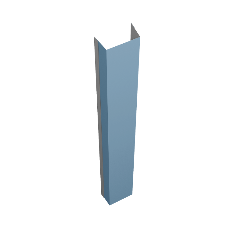 Крепежная планка нижняя Texas 0,45 Drap TX RAL 5024 пастельно-синий (1,8м)