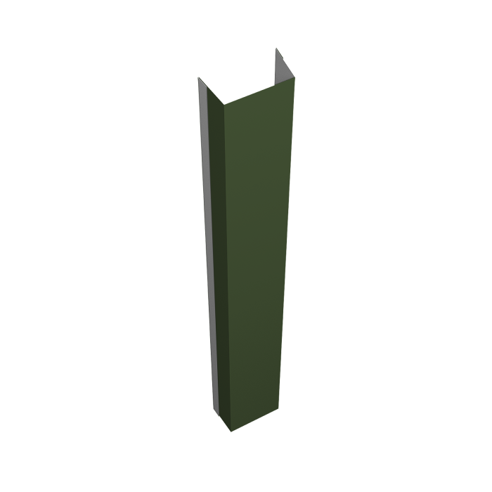 Крепежная планка нижняя Texas 0,5 Satin Matt TX RAL 6020 хромовая зелень (1,8м)