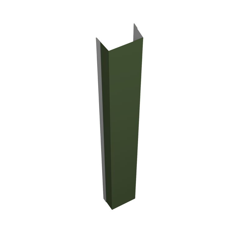 Крепежная планка нижняя Texas 0,5 Satin Matt TX RAL 6020 хромовая зелень (3м)