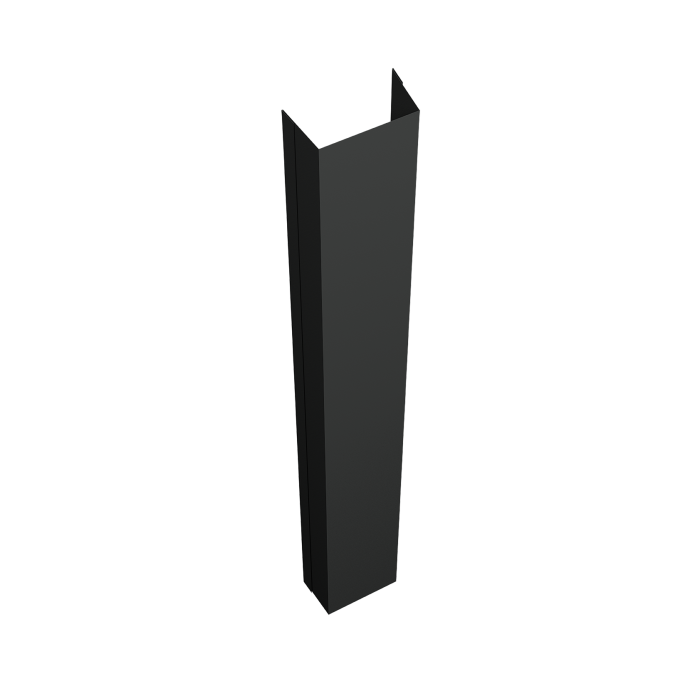 Крепежная планка нижняя Texas 0,5 Velur X RAL 7016 антрацитово-серый (2,5м)