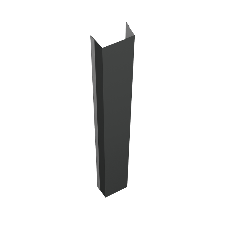 Крепежная планка нижняя Texas 0,45 Drap TX RAL 7016 антрацитово-серый (2м)