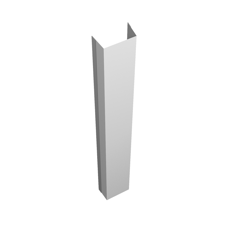 Крепежная планка нижняя Texas 0,45 Drap TX RAL 9003 сигнальный белый (3м)