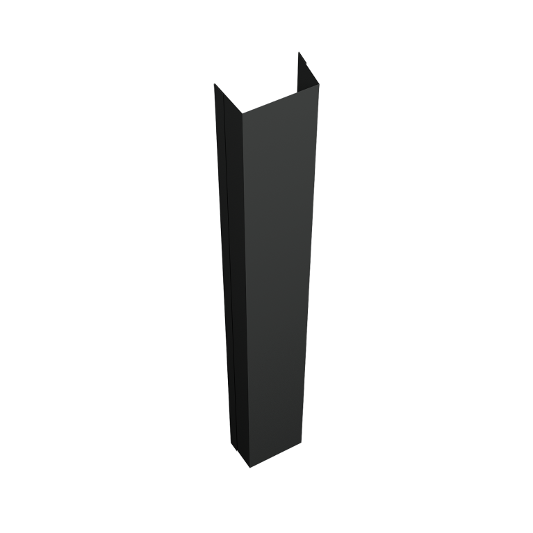 Крепежная планка нижняя Texas 0,45 PE-Double RAL 7016 антрацитово-серый (3м)