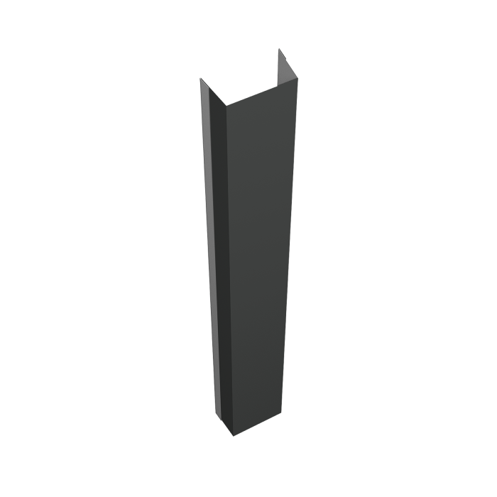 Крепежная планка нижняя Texas 0,45 PE RAL 7016 антрацитово-серый (1,8м)