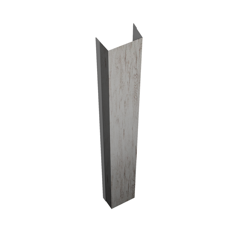 Крепежная планка нижняя Texas 0,45 Print Elite Snow Wood TwinColor (1,8м)