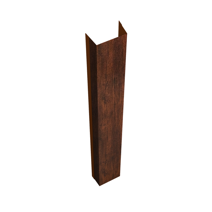 Крепежная планка нижняя Texas 0,45 Print Premium Cherry Wood Dark FTC (1,8м)