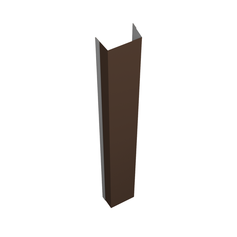 Крепежная планка нижняя Texas 0,5 Satin RAL 8017 шоколад (1,8м)