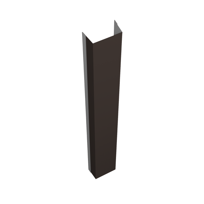 Крепежная планка нижняя Texas 0,5 Satin RR 32 темно-коричневый (2,5м)