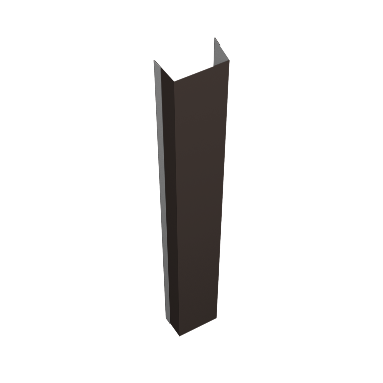 Крепежная планка нижняя Texas 0,5 Satin RR 32 темно-коричневый (2м)