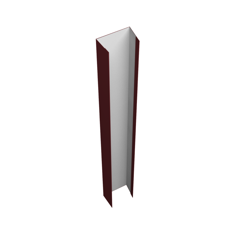 Крепежная планка верхняя Texas 0,45 Drap TR RAL 3005 красное вино (3м)