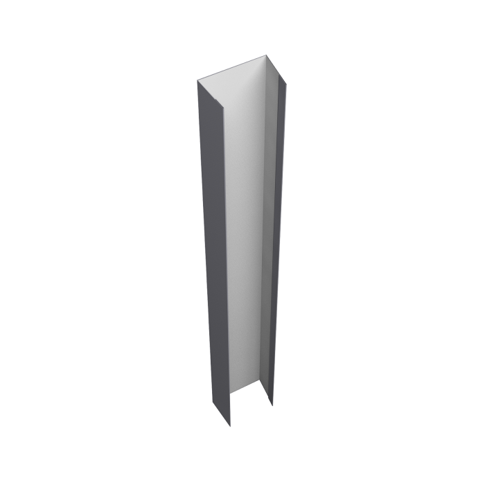 Крепежная планка верхняя Texas 0,45 PE RAL 7004 сигнальный серый (1,8м)