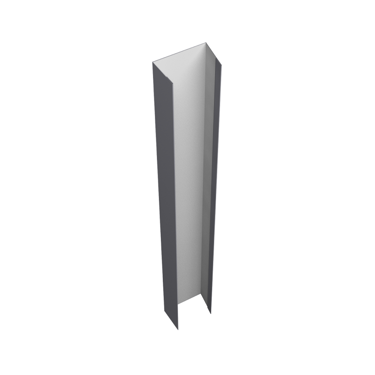 Крепежная планка верхняя Texas 0,45 PE RAL 7004 сигнальный серый (2м)